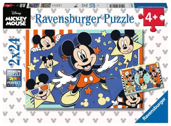 Puzzle 2 X 24 Mickey Mouse De RAVENSBURGER