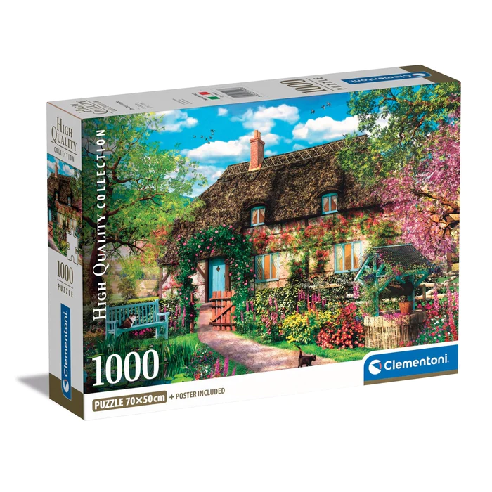 Puzzle 1000 HQC La Casa Antigua Compact De CLEMENTONI