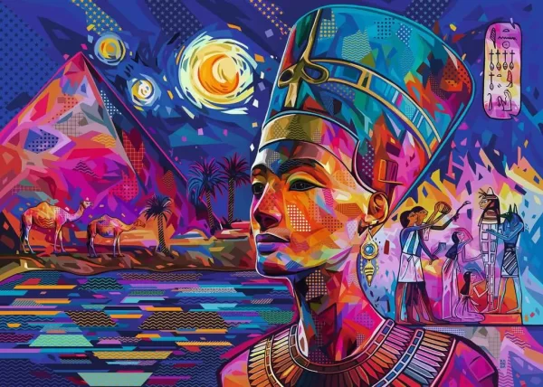 Puzzle 1000 Nefertiti En El Nilo De RAVENSBURGER