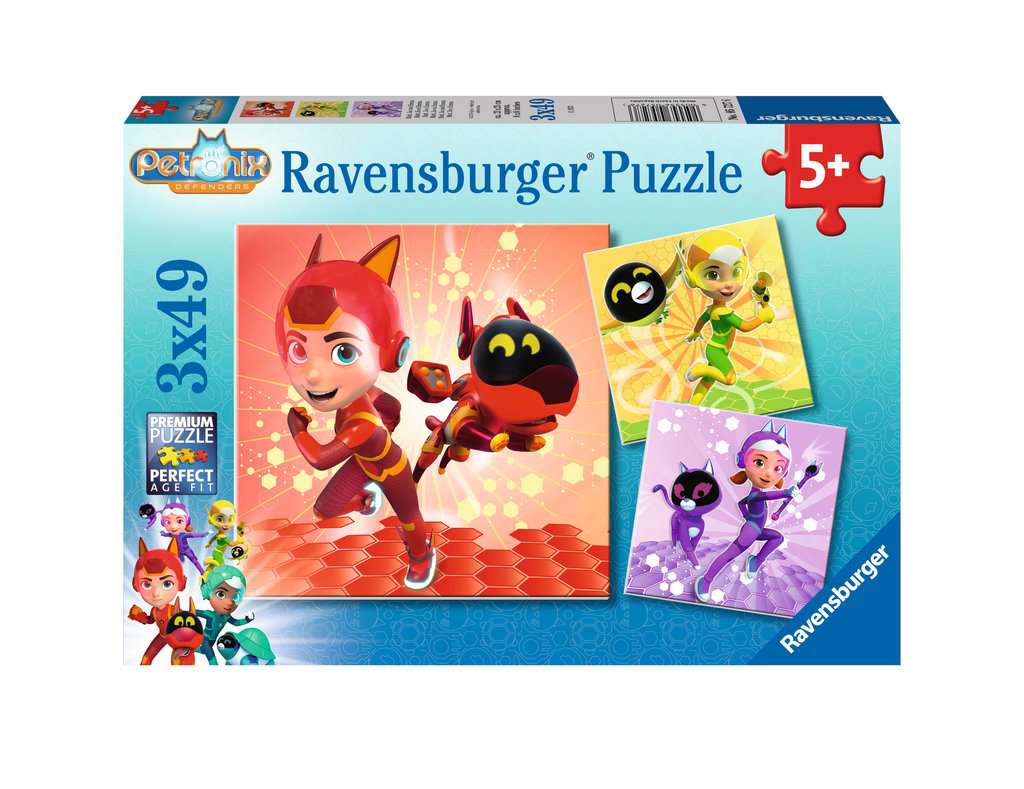 Puzzle 3 X 49 Petronix Defenders De RAVENSBURGER En Puzzles Tu Me Completas