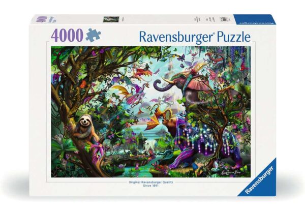 3000 Dragón tropical - Ref. 00812. Puzzle Ravensburger 3000 piezas.